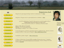 Tablet Screenshot of demetrovics.hu